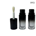1 Empty Lip Gloss Tubes Round Thumb Brush Container Bottles Tube Used Qme B5