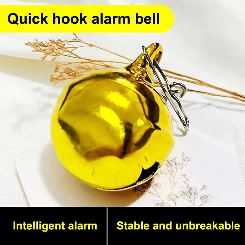 10 Quick-clip Aluminum Alloy Fishing Bell Alarm Auto-alarm Rig Boat Qme