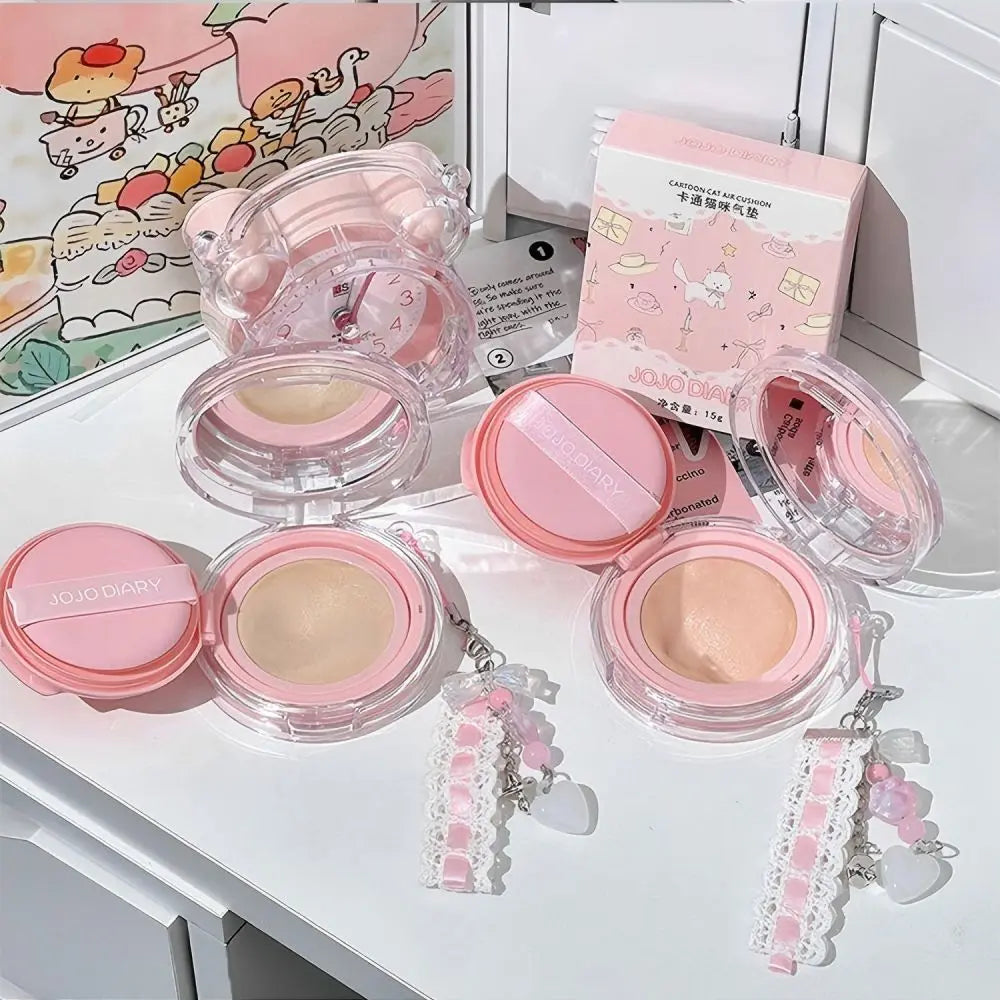 JOJO Diary Cat Long-lasting Moisturizing Air Cushion Cream Oil Qme