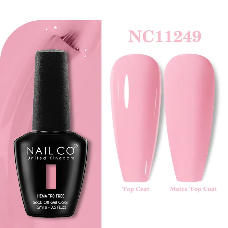 NAILCO Coat Base Gel Nail Polish Nails Art Semi Permanent Lacquer
