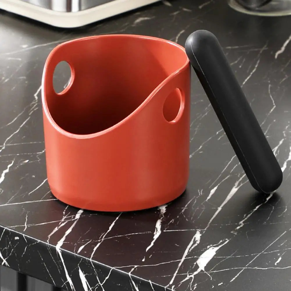 Shock-absorbent Coffee Knock Box Anti-slip Espresso Dump Bin Qme