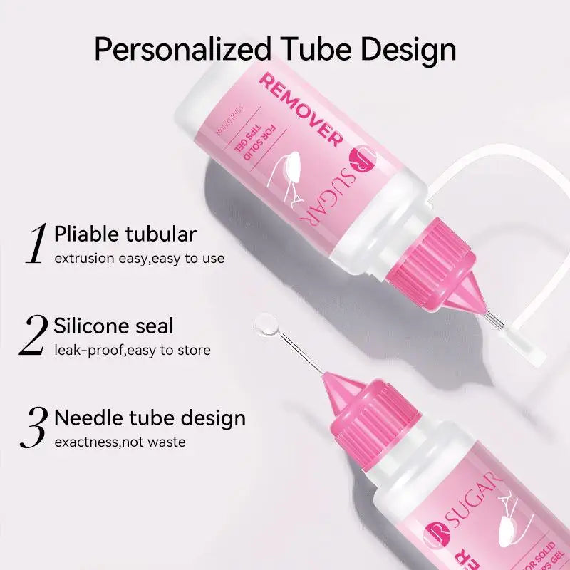 Nail Glue Remover Press Acetone Polish Multi-functional Nails Tips Qme
