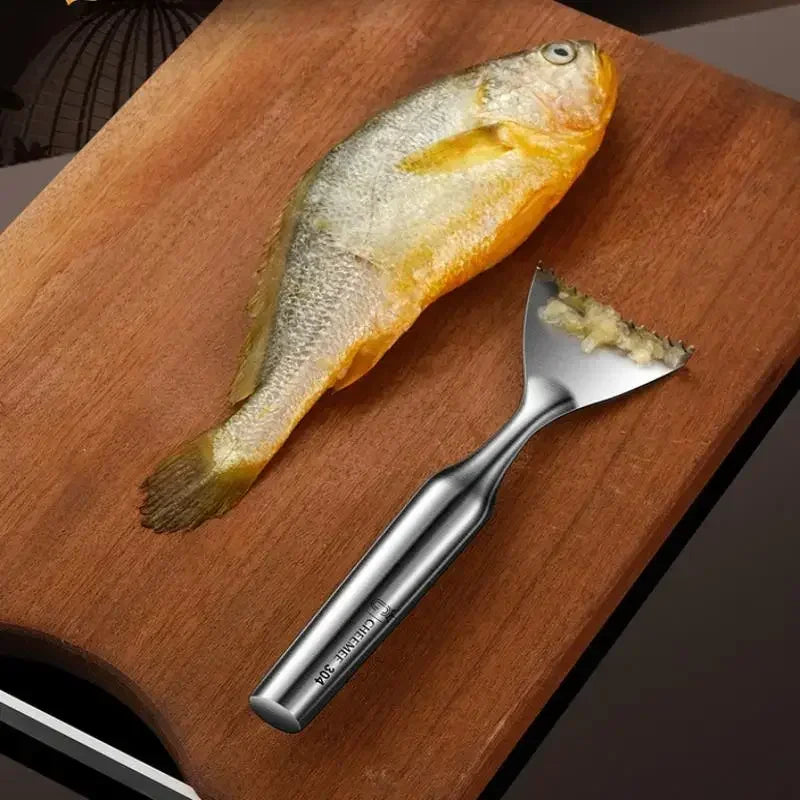 Fast Cleaning Fish Peeler Scale Remover Seafood Crackers Fish Scaler Cleaner Planet Skin Brush Scraper Tool Qme
