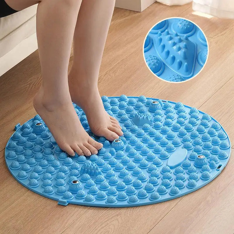 Pressure Point Pads Board Foot Massage Acupressure Mat Reflexology Qme