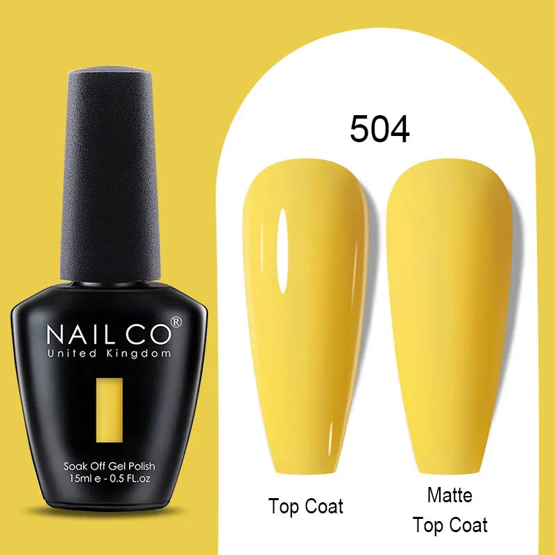 NAILCO Nude Nails Gel Nail Polish UV LED Semi-permant Varnish Hybrid