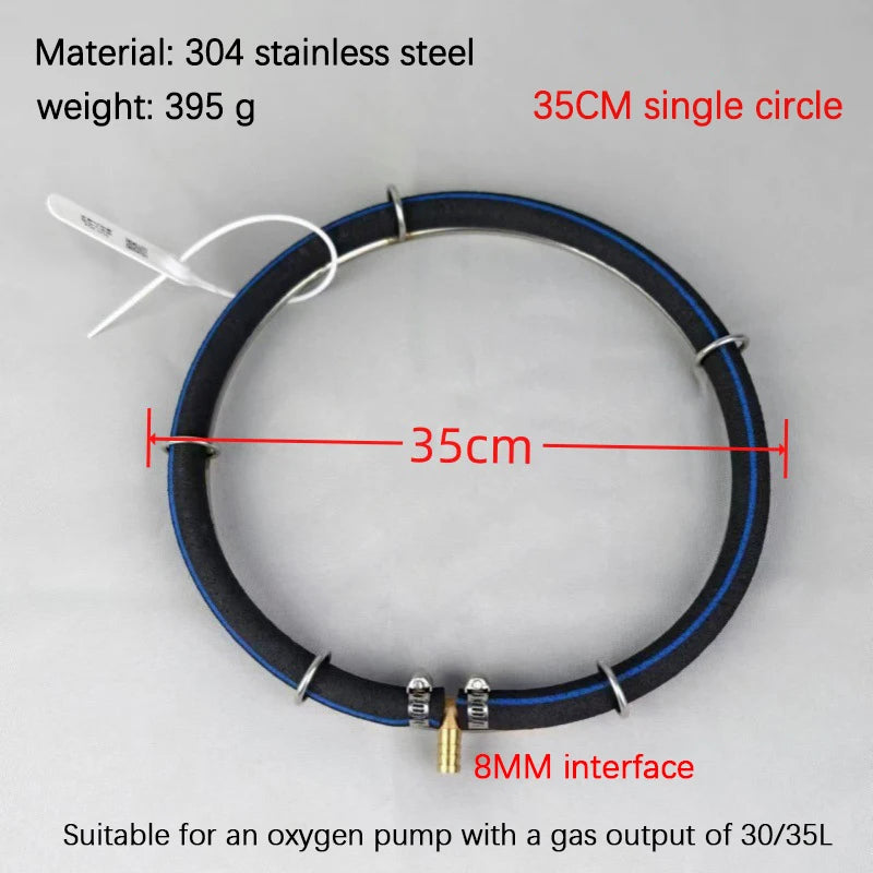 Fish Pond Seafood Oxygen Plate 304 Stainless Steel Koi Oxygenation Qme A3