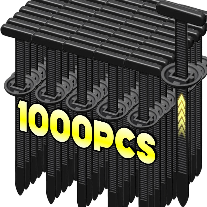 1000/20x Cable Ties Buckle Nylon Auto Fastener Screw Replaceable Car Fenders Trunk Engine Guard Panel Wire Clips Management Tool Qme