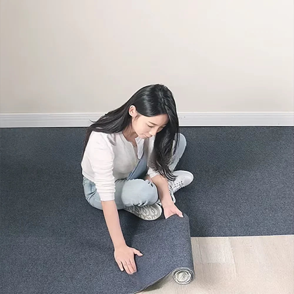 40cmx3m Self-Adhesive Non-Slip Pad, Waterproof & Oil Resistant Floor Mat for Kitchen/Bathroom Safety, Anti-Skid Rug Qme