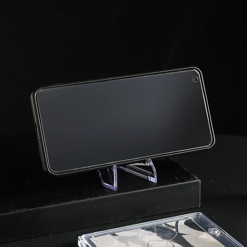 10Pcs Clear Acrylic Coin Display Stand Holders Small Easel Rack Trading Card Holder Support For Kpop Idol Card Organizer. Qme