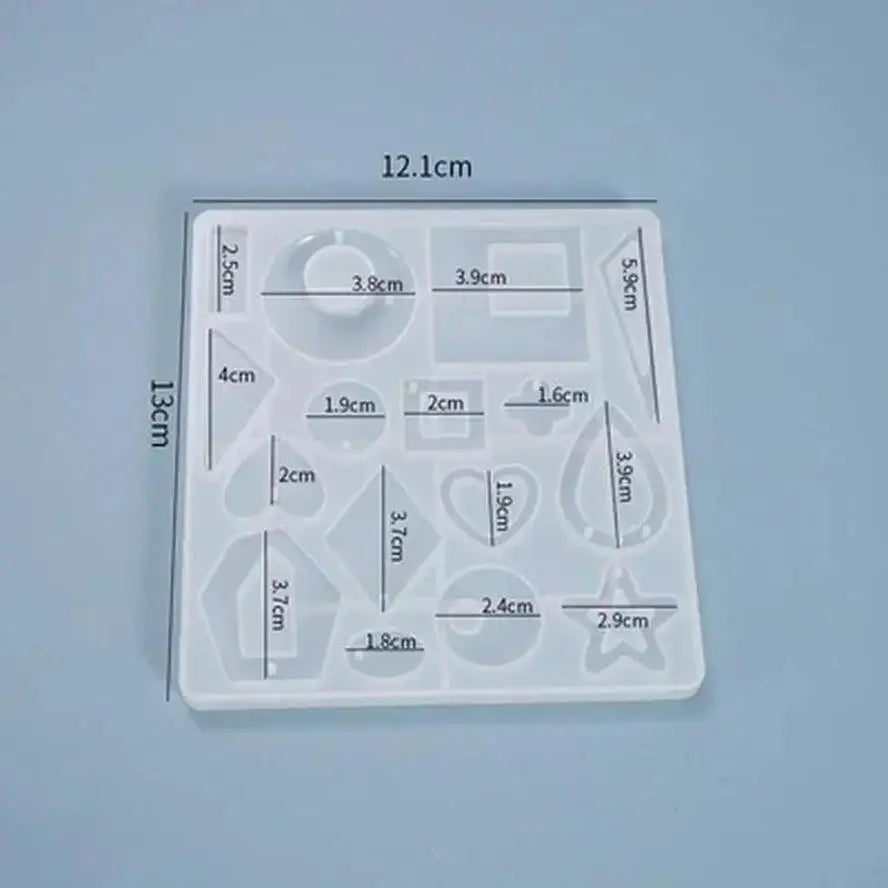 DIY Charms Earring Silicone Creative Jewelry Making Casting Tools Earring Craft Making AccessoriesEarring Molds Resin Qme