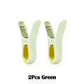 2 Large Beach Towel Clips Windproof Non-slip Clothes Pegs Sun Qme 2Pcs Green