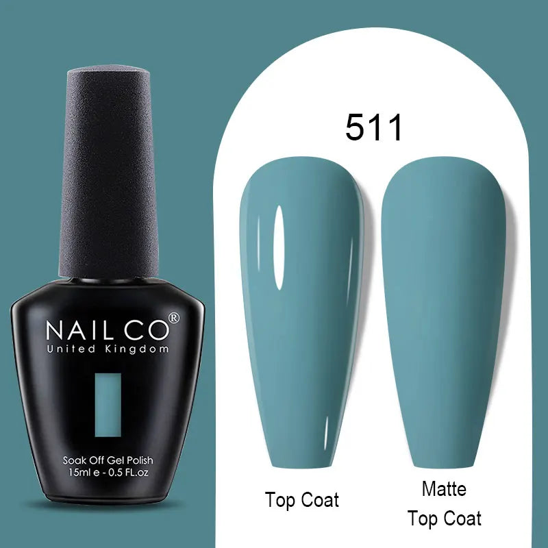 NAILCO Nude Nails Gel Nail Polish UV LED Semi-permant Varnish Hybrid