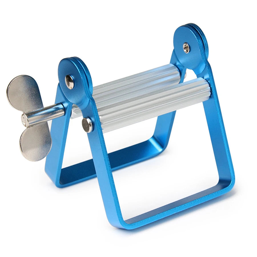 Metal Toothpaste Tube Squeezer-Large Multifunctional Tube Wringer Roller Dispenser for Hair Color Dye,Paint Tubes,Dispenser Tool Qme Blue