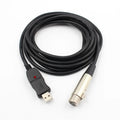 3m for Notebook MAC 2019 NEW USB Microphone Mic Link Cable Adapter Male XLR Female Cable for PC Qme 3m