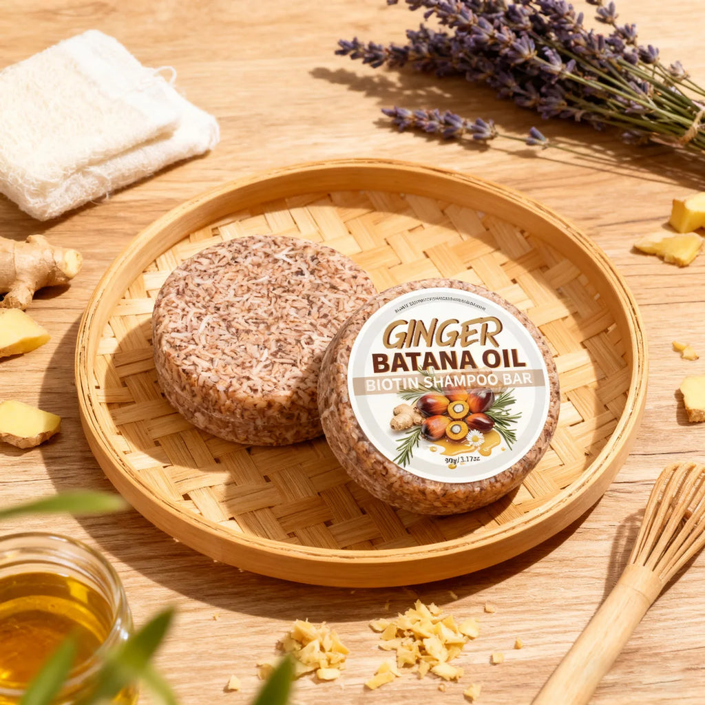 Batana Oil Shampoo Conditioner Soap Ginger Essential Natural Qme 90g