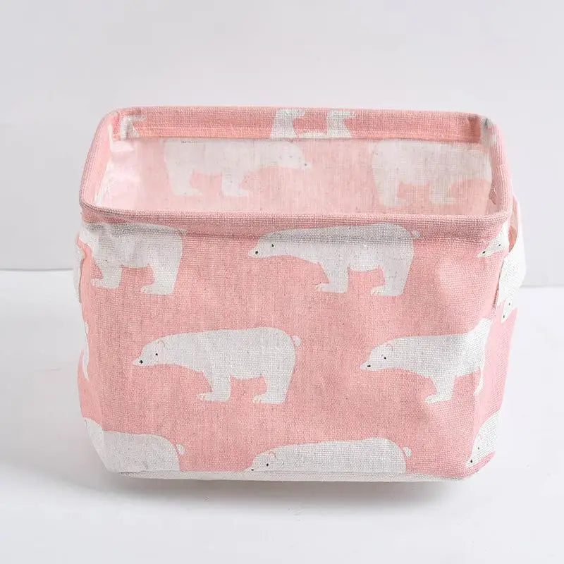 Waterproof Desktop Sundries Basket Storage Box Cosmetic Toy Organizer Qme A14