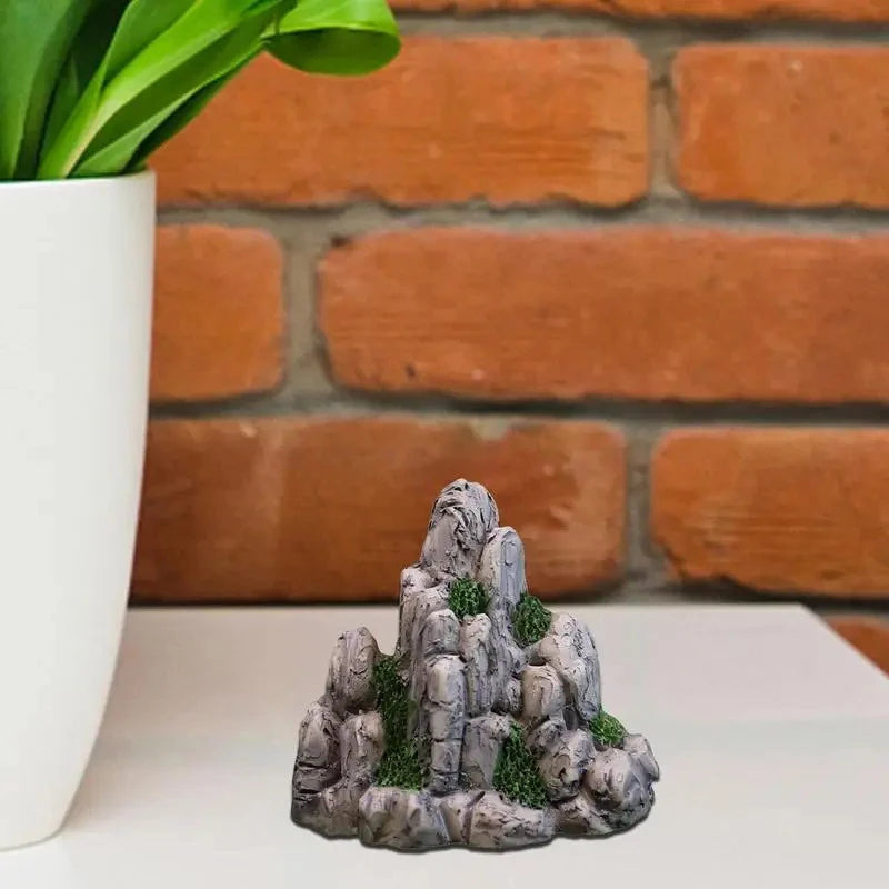 Fairy Garden Accessories Home Decoration Aquarium Rock Mini Mountain Qme