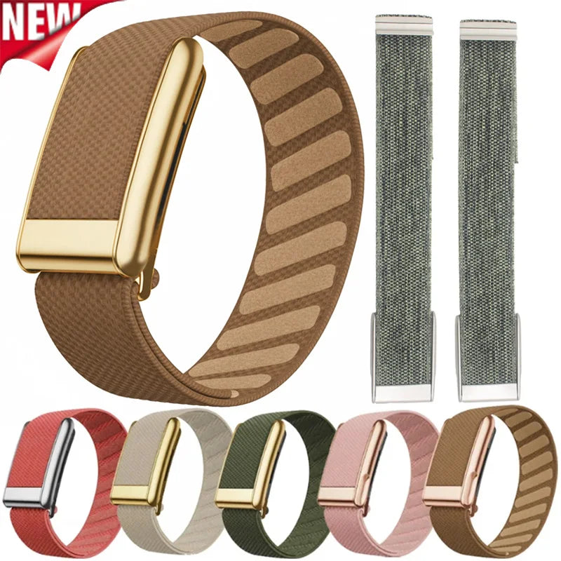 New Nylon Band for Whoop5.0 Strap for WHOOP5.0MG Woven Elastic Sports Strap W Logo Woven Elastic Whoop Sports Replacement Straps Qme