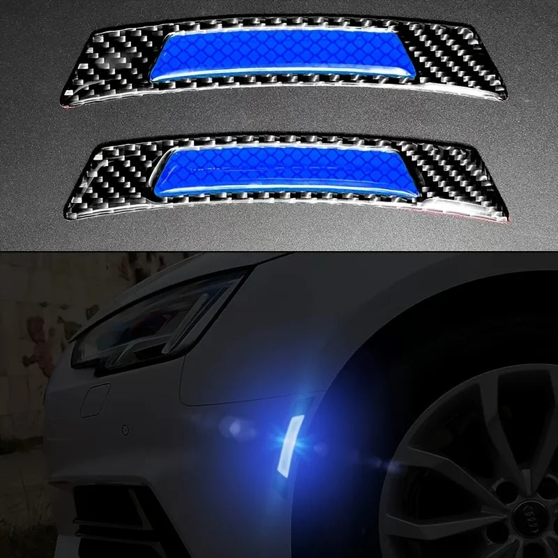 2pcs Car Reflective Sticker - Protect Your Car from Scratches & Enhance Its Look! Qme