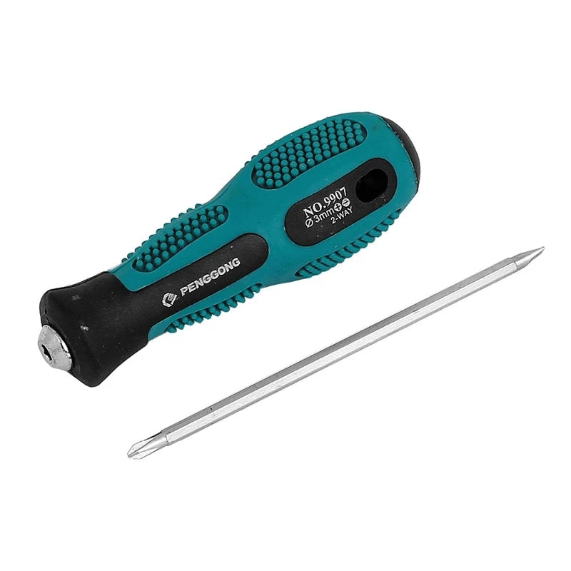 Dual-use Slotted Cross Screwdriver Handle Bolt Driver 3x75mm Home Qme Default Title