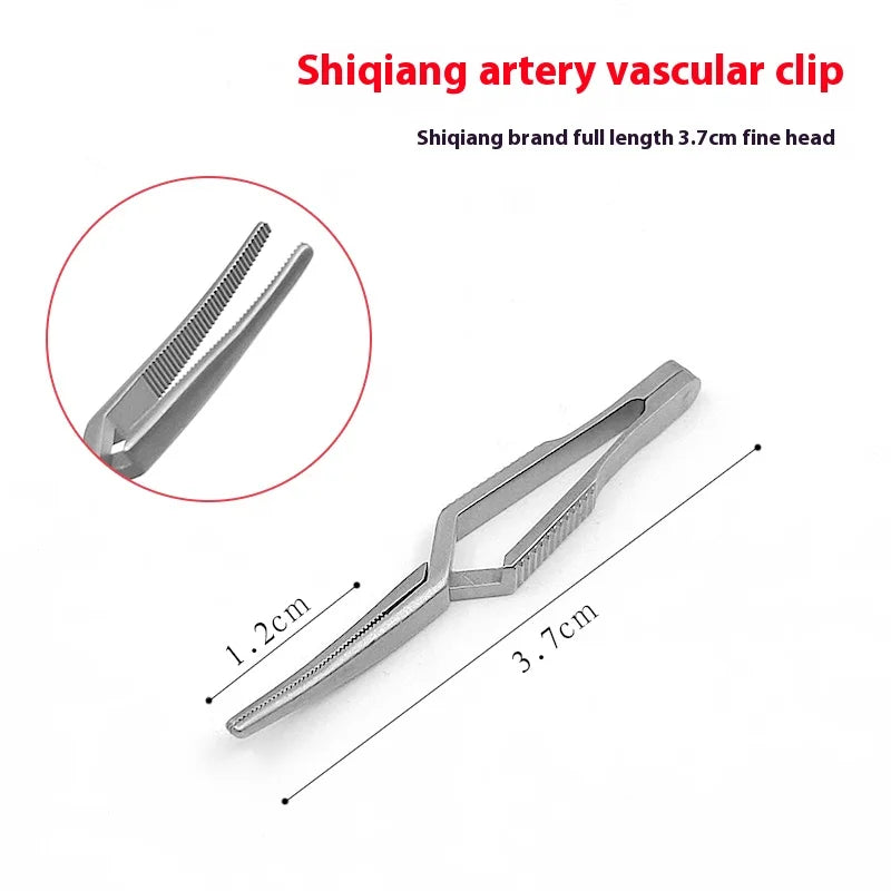 Stainless Steel Micro-hemostatic Clip Artery Vein Small Blood Vessel Qme h