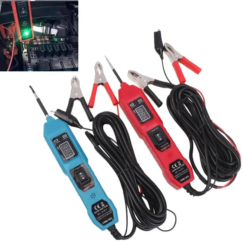 1Pcs Digital Multimeter Probe With Alligator Clips Car Circuit Tester Compatible With 3.5-36V Dc Automotive Electrical Systems Qme