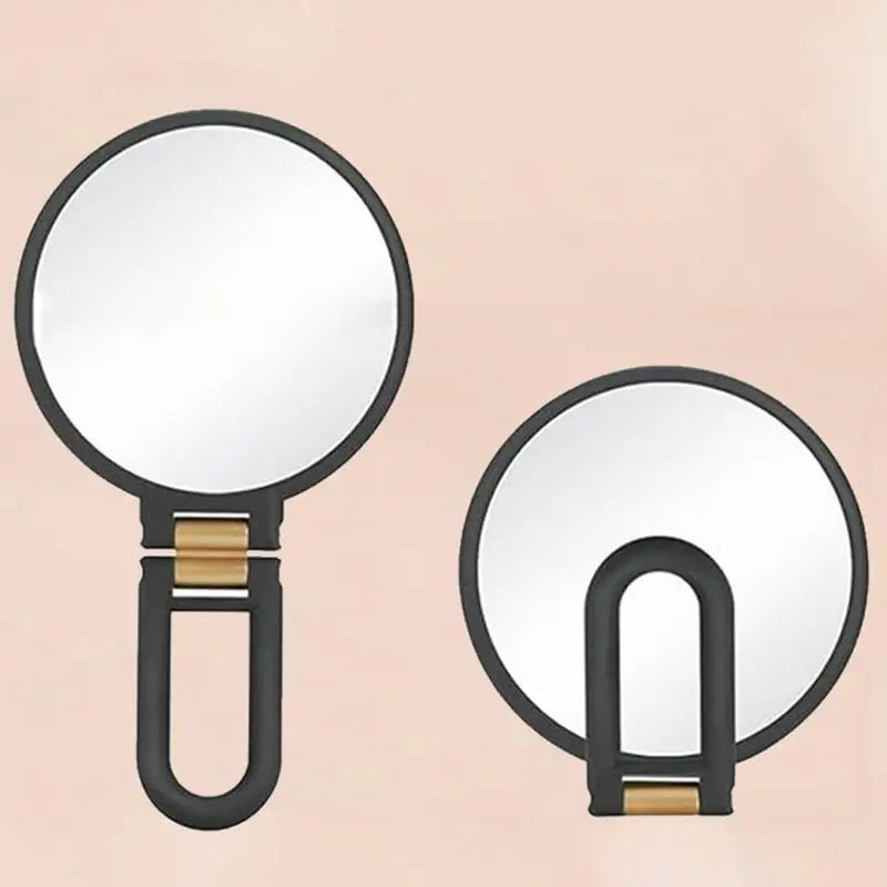 30X Magnifying Makeup Mirror Foldable Round Double Side Tabletop Qme