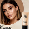 Long-lasting Flawless Hydrating Priming Full Coverage Matte Finish Qme 02Natural color 40g
