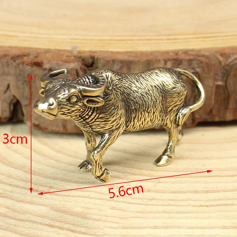 Antique Miniature Animal Ornaments Figurines Vintage Brass Mini Qme A02
