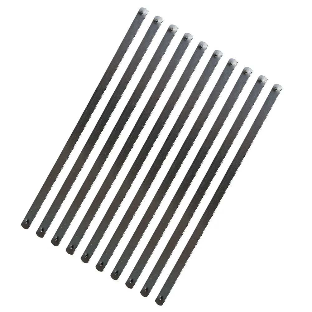 10Pcs 150mm / 6" 24T Mini Hacksaw Blades Multifunctional Carbon Steel Saw Blade Wood Plastic Cutting Tools Accessories Qme