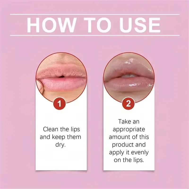 Instant Volumising Lip Plumper Oil Lip Enhancer Lip Gloss Plumping Serum Moisturizing Anti-Wrinkle Lipstick Sexy Lip Care Makeup Qme
