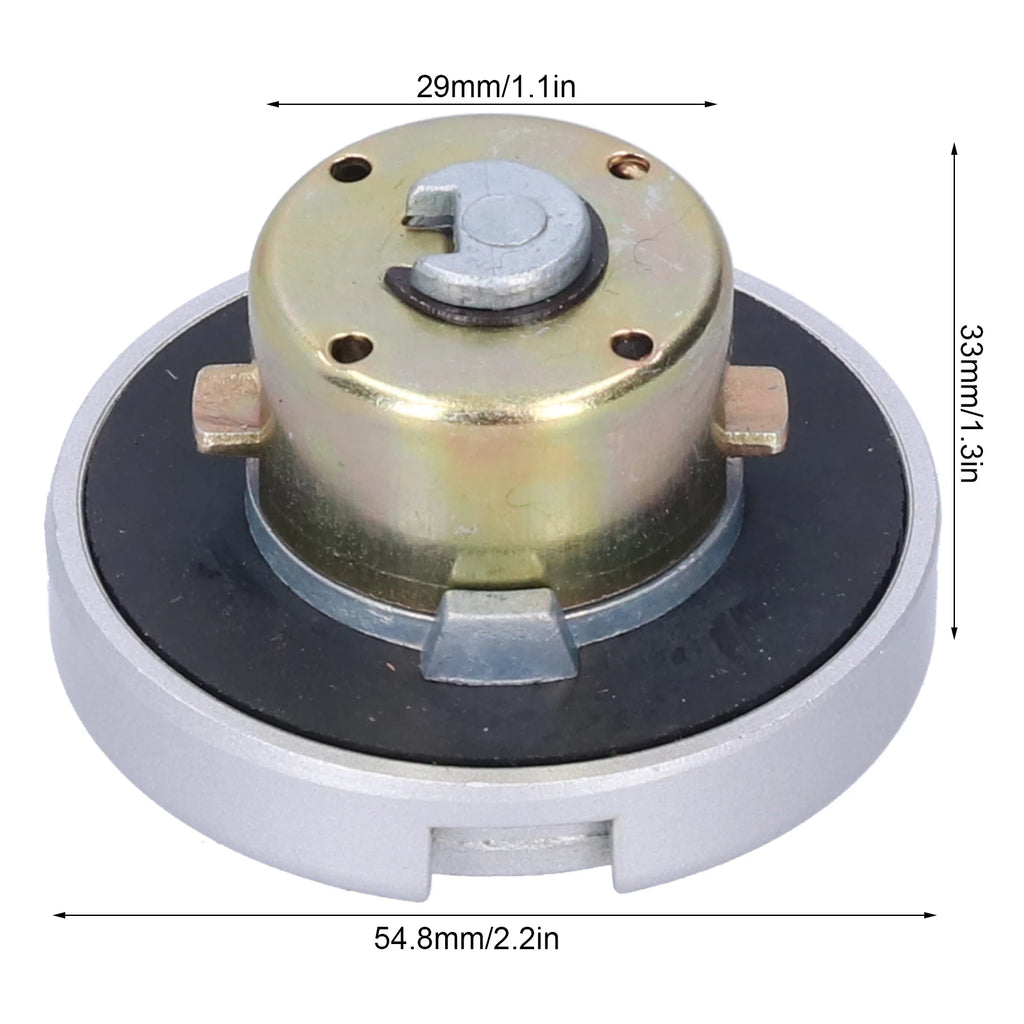 Fuel Cover Gas Gas Lid Gas Lock with Keys Stainless Steel Parts for GY6 Scooter Motorcycle Qme