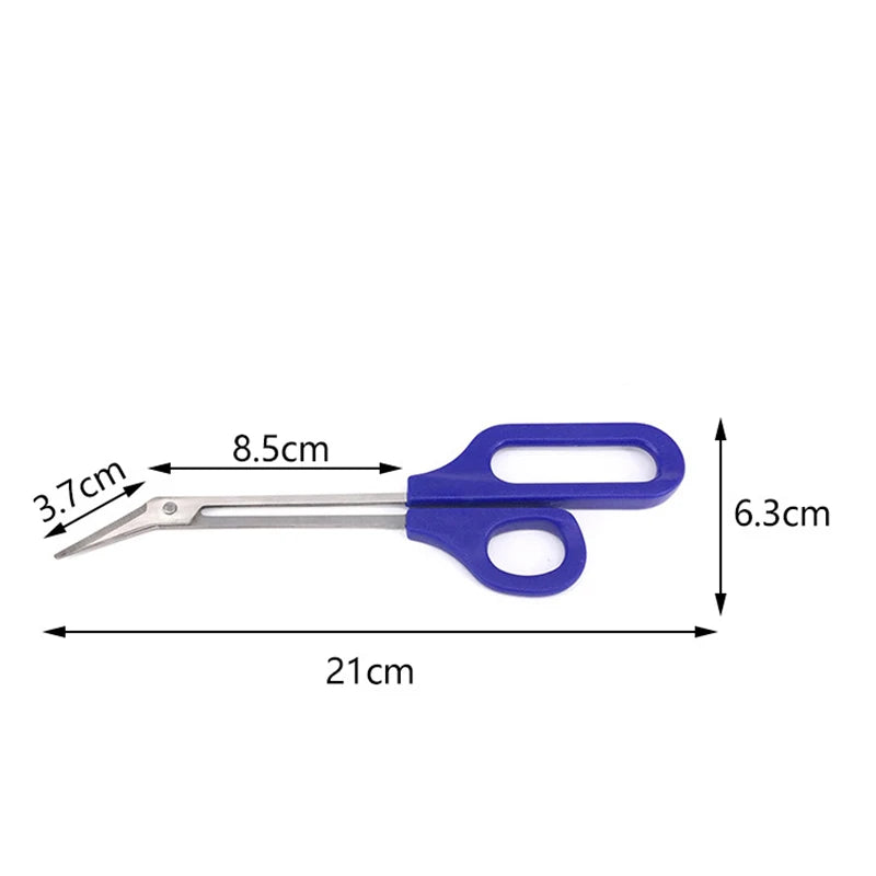 8 3'' Long Reach Easy Grip Toe Nail Toenail Scissor Trimmer Disabled Qme