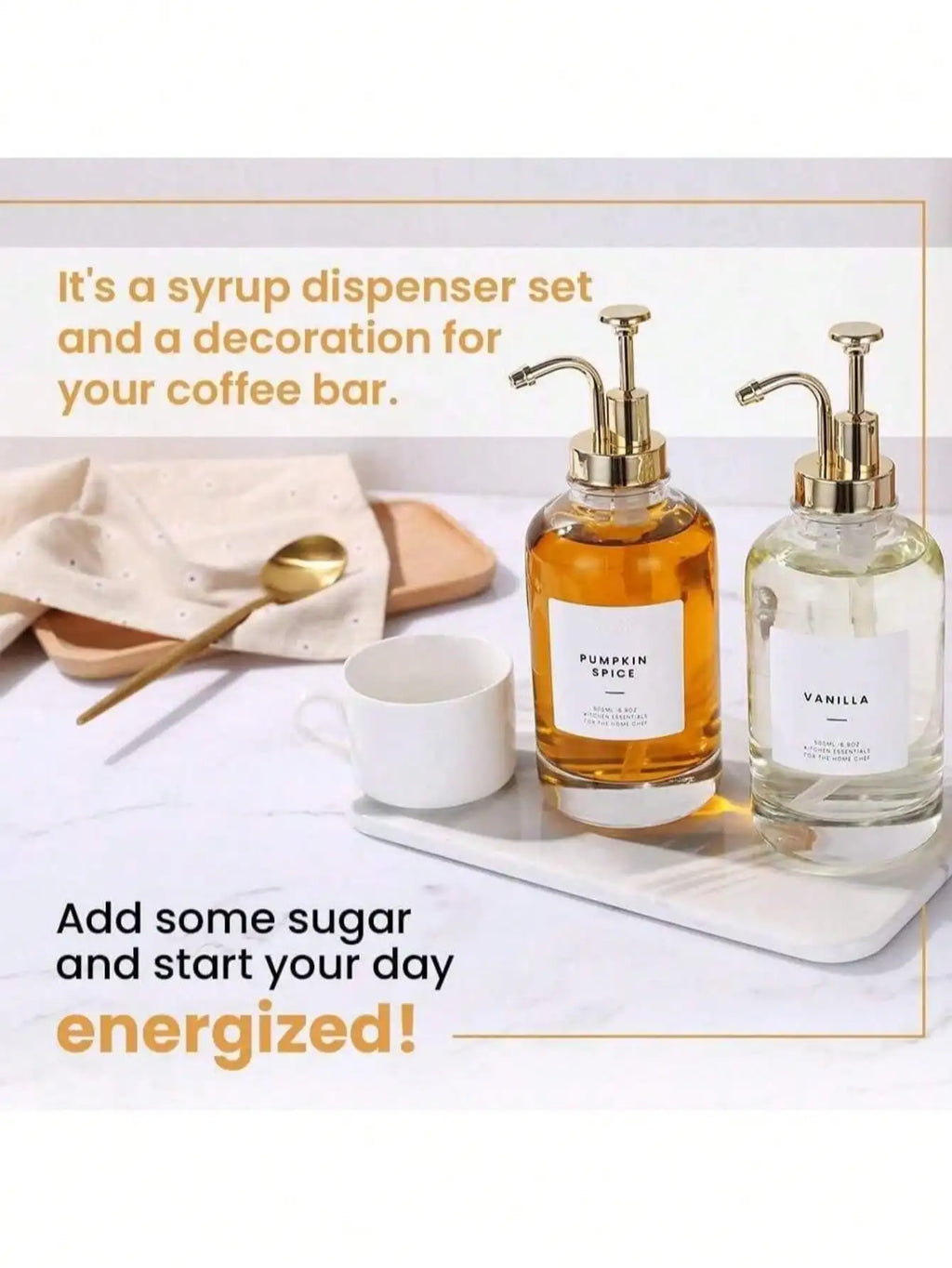 Glass Syrup Bottles Bottle Dispenser Pumps Oil Lotion Soap Mouthwash Qme