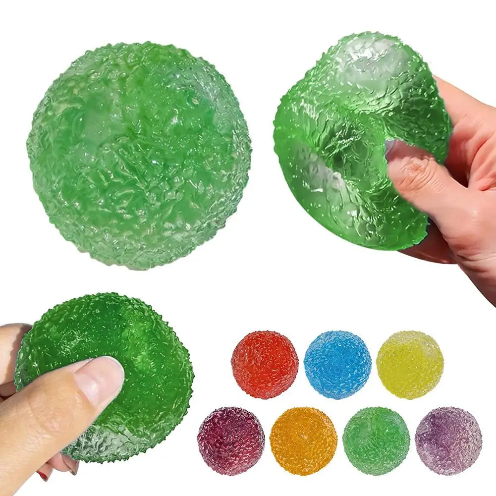 Ice Ball Maltose Squishy Toys Stress Multicolor Texture Sensory Qme Green