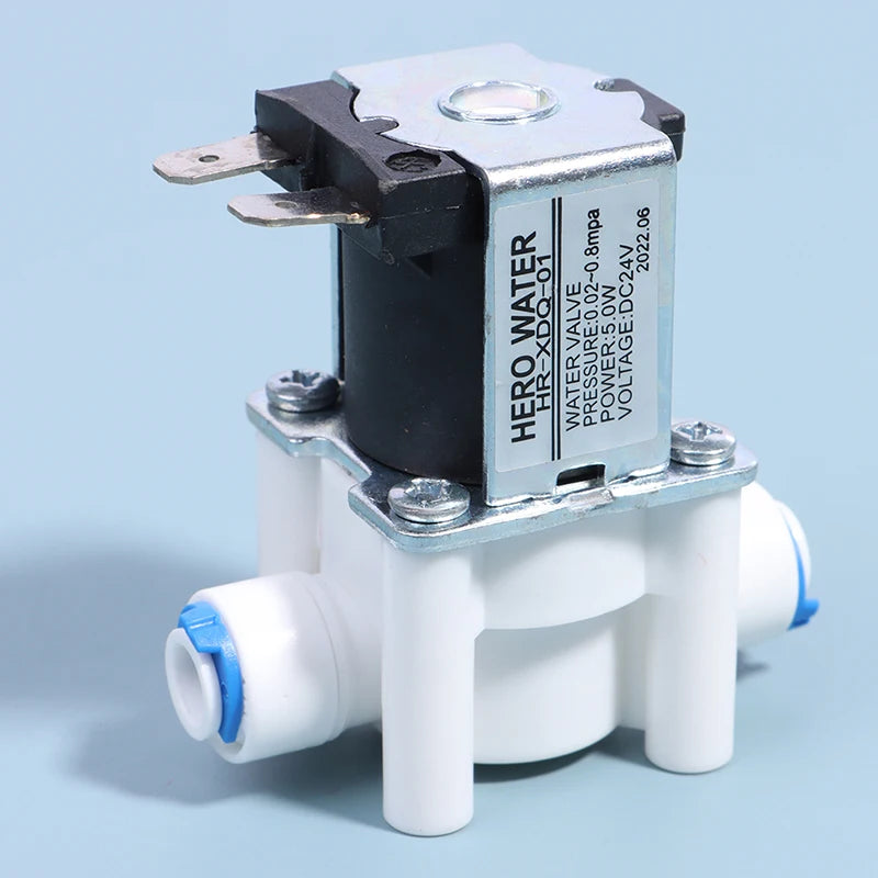 Inlet Solenoid Valve 12V 24V Pure Water Machine Purifier Reverse Qme