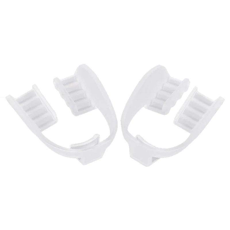 2Pcs Teeth Grinding Guard Sleep Mouthguard Splint Clenching Protector Tools. Qme