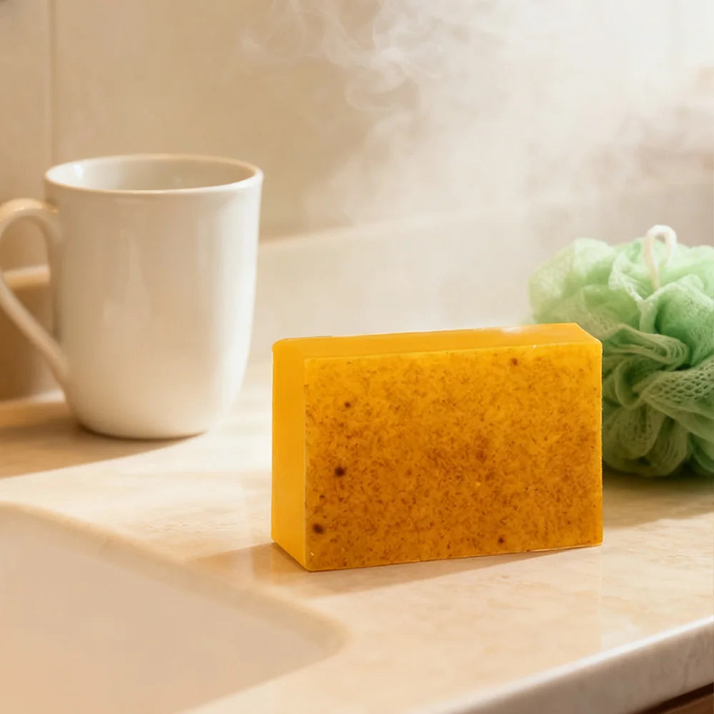Turmeric Acne Removing Whitening Essential Oil Soap Collagen Protein Qme