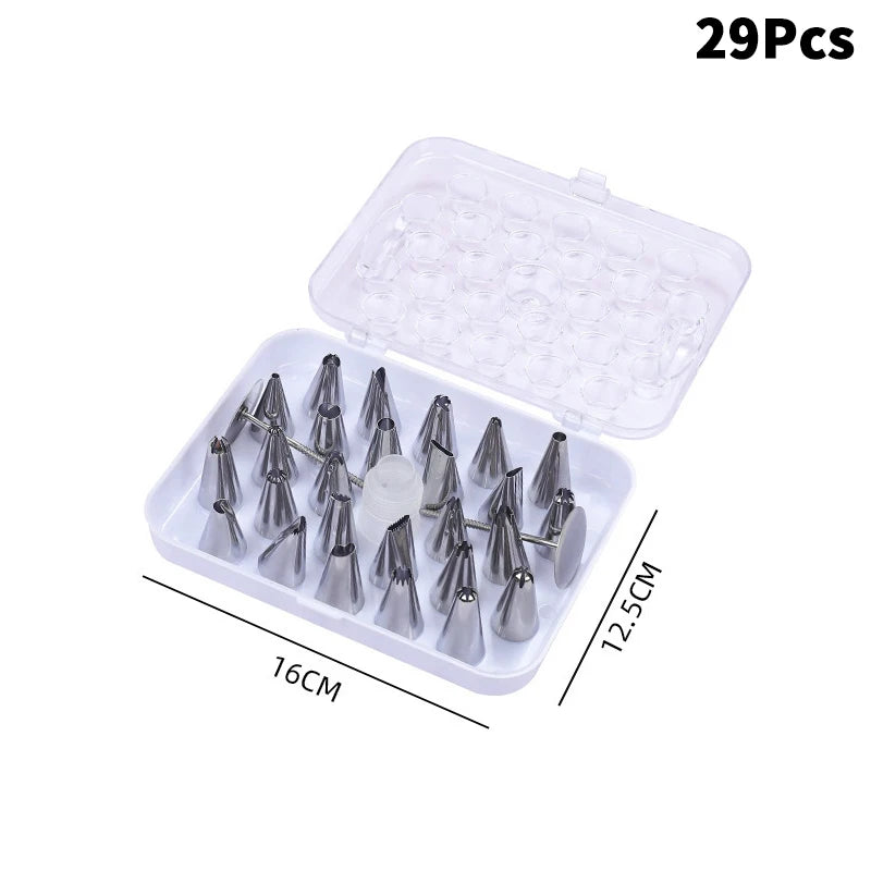 CC11Stainless Steel Piping Nozzle Kitchen Cake Icing Cream Decor Tool Qme 29 box