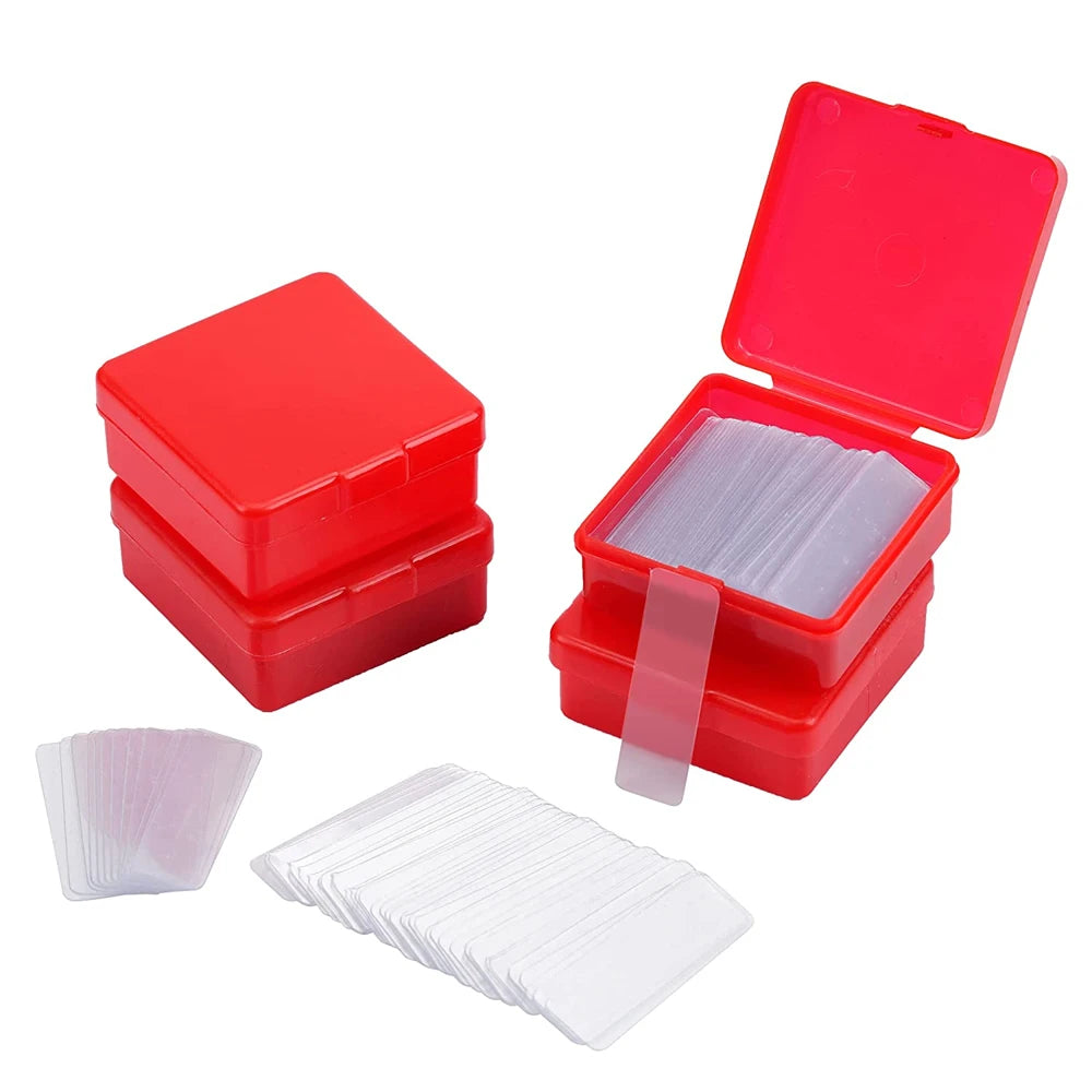 TFAAI 60Pcs/Box Ultra-strong Double-sided Adhesive Tape Transparent Non-marking Washable Mounting Sticky Double Faced Tapes Qme