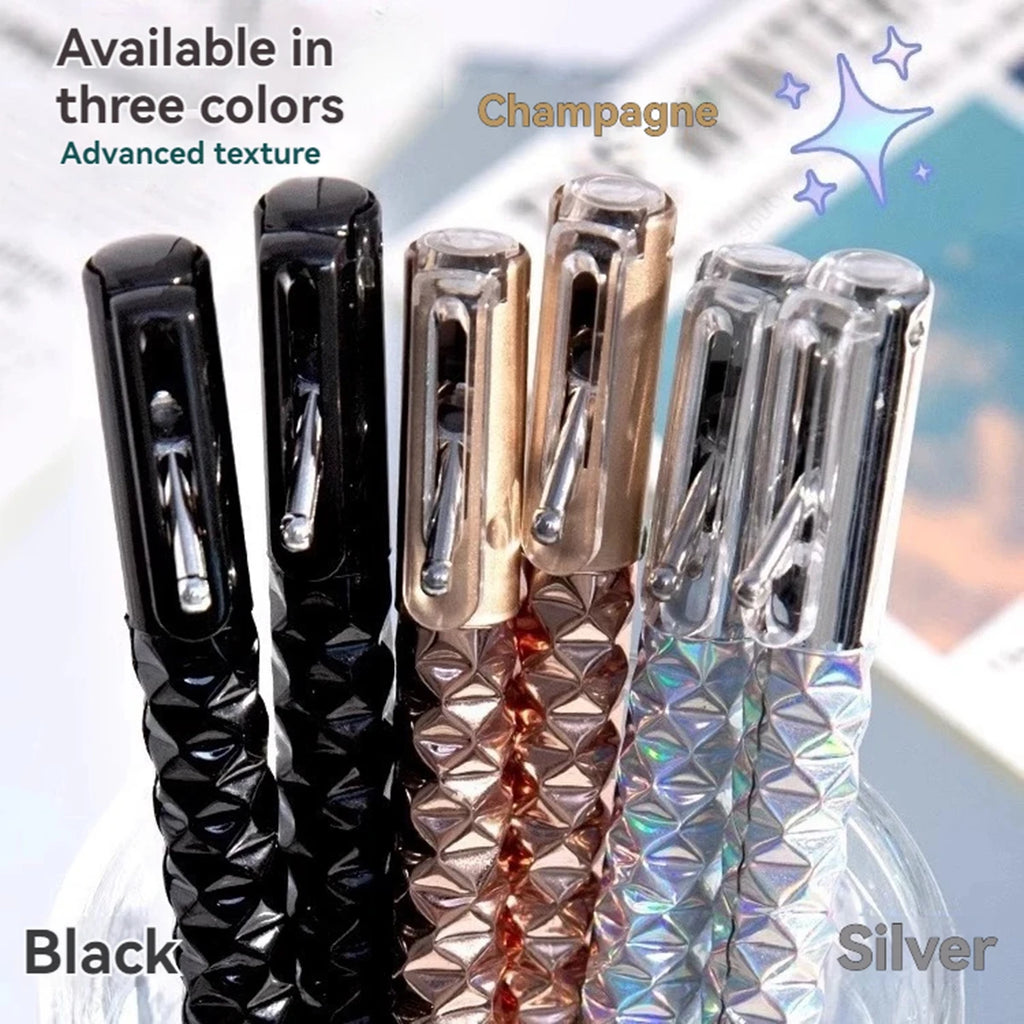 Mechanical Gel Pens Set , 0.5mm Black Ink Pens Fine Point Smooth Writing Pens, High-End Series for Office School Supplies Qme