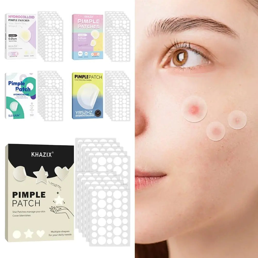 360PCS Circular Transparent And Skin Tone Acne Patches Skincare Stickers Facial Spot Covering Makeup Tools Qme