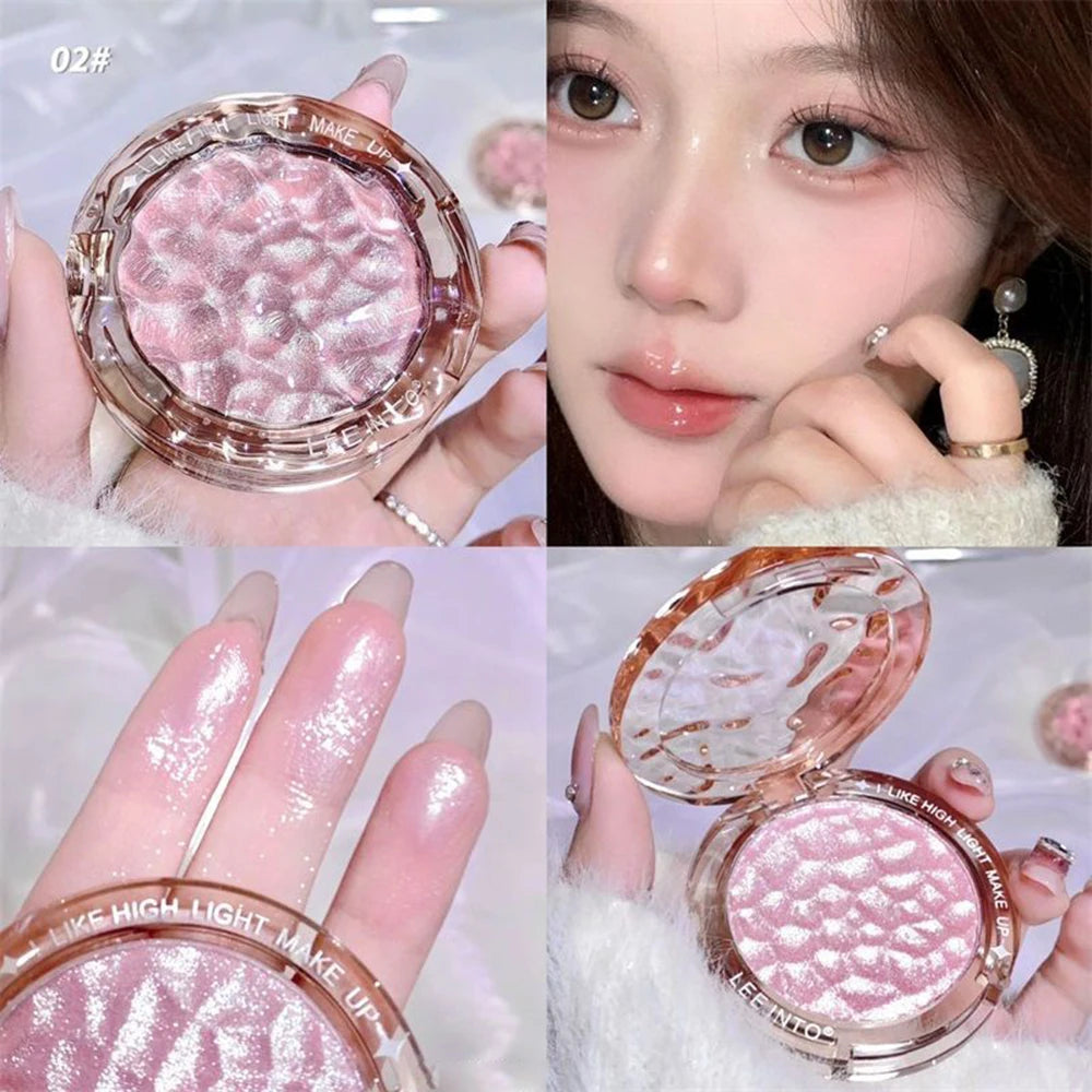 LEE INTO Highlighter Powder Pearlescent Finish Fine Shimmer Silky Qme GL6870-02
