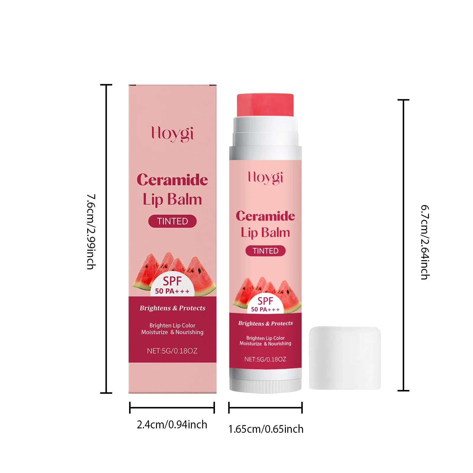 Ceramide Lip Balm Brightening Lips Lighten Lip Melanin Daily Moisturizing & Hydrating Repair Dry Chapped Lips Protection Qme