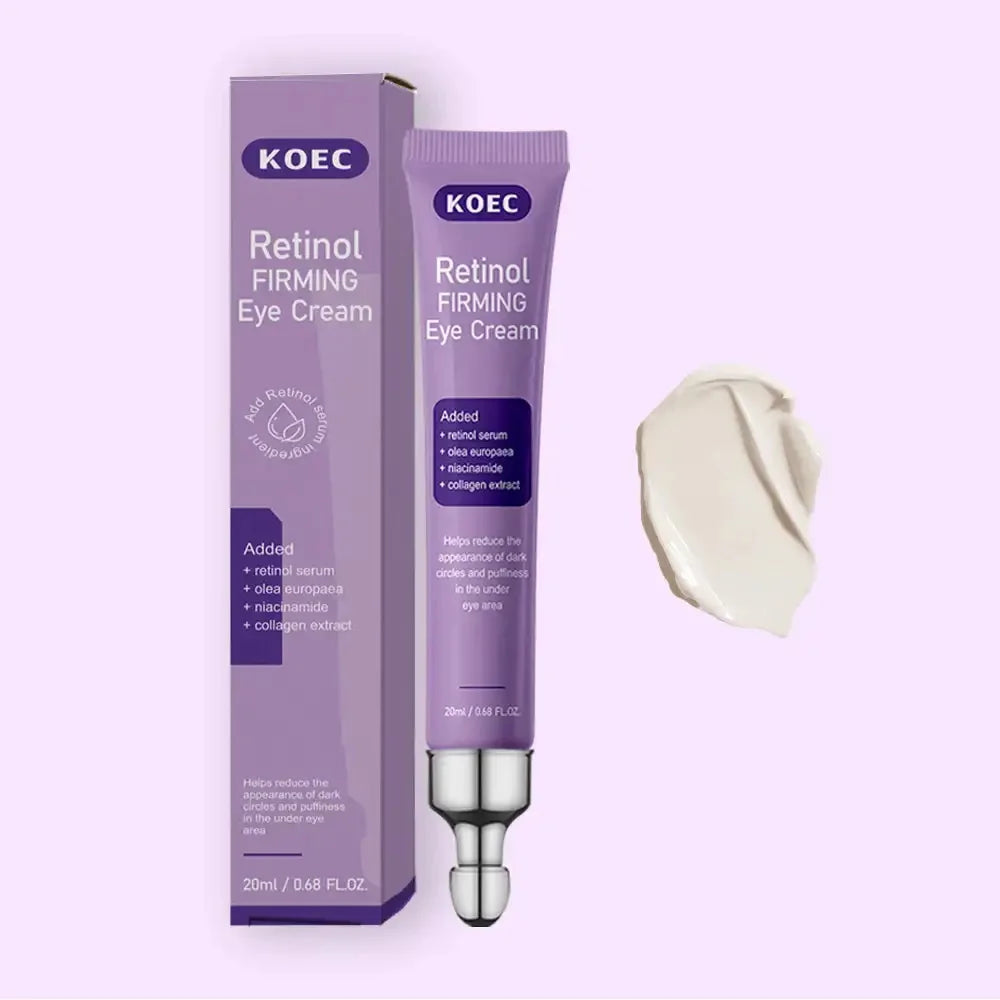 Retinol Firming Eye Cream Reduce Wrinkle Nourishing Faded Dark Circles Improve Eye Bags Puffiness Collagen Niacinamide Cream ﻿ Qme 1pc