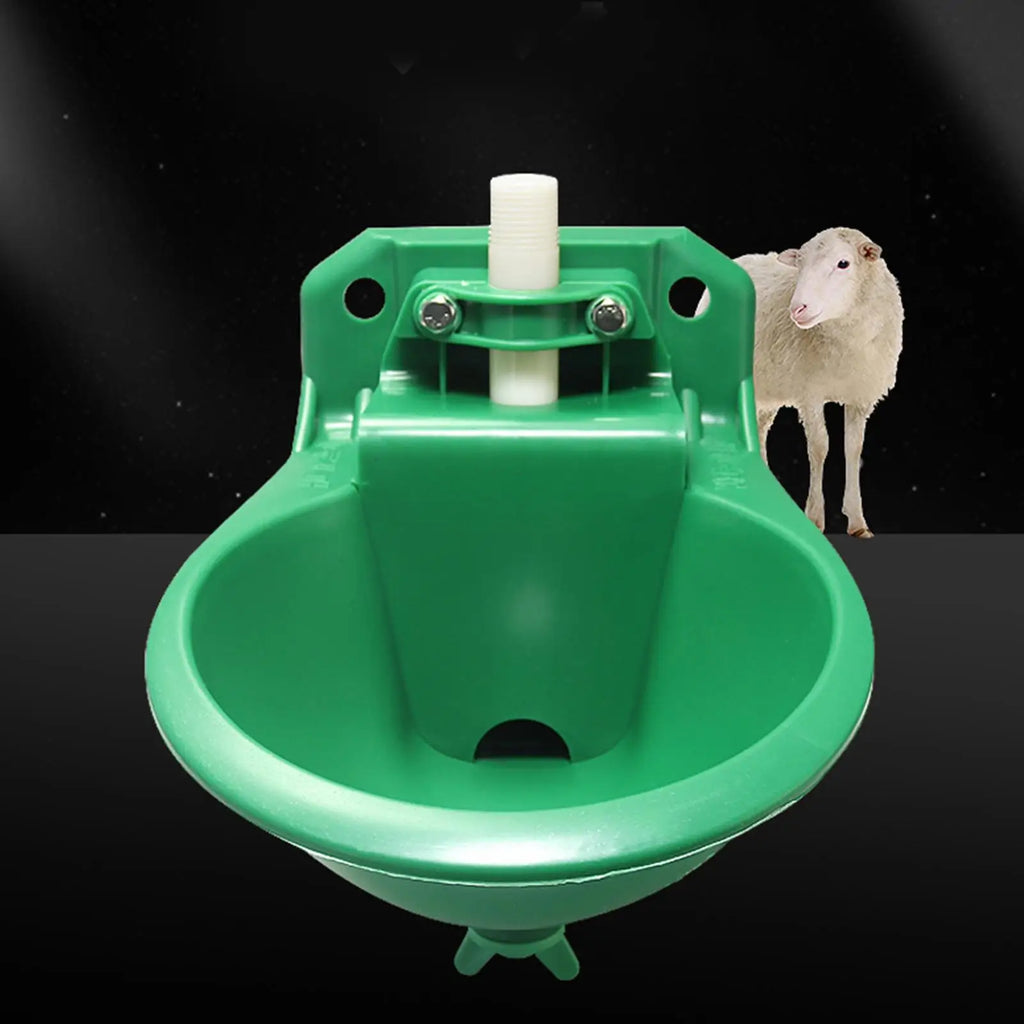 Goat Water Trough Horse Waterer Fountain Drinker Container Tank Farm Qme