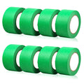 8 Rolls Green Painters Tape 2cm Wide Medium Adhesive Masking Tape Residue-Free Wall Trim Tape for Painting DIY Crafting Decor Qme 8 Rolls 15M 20mm