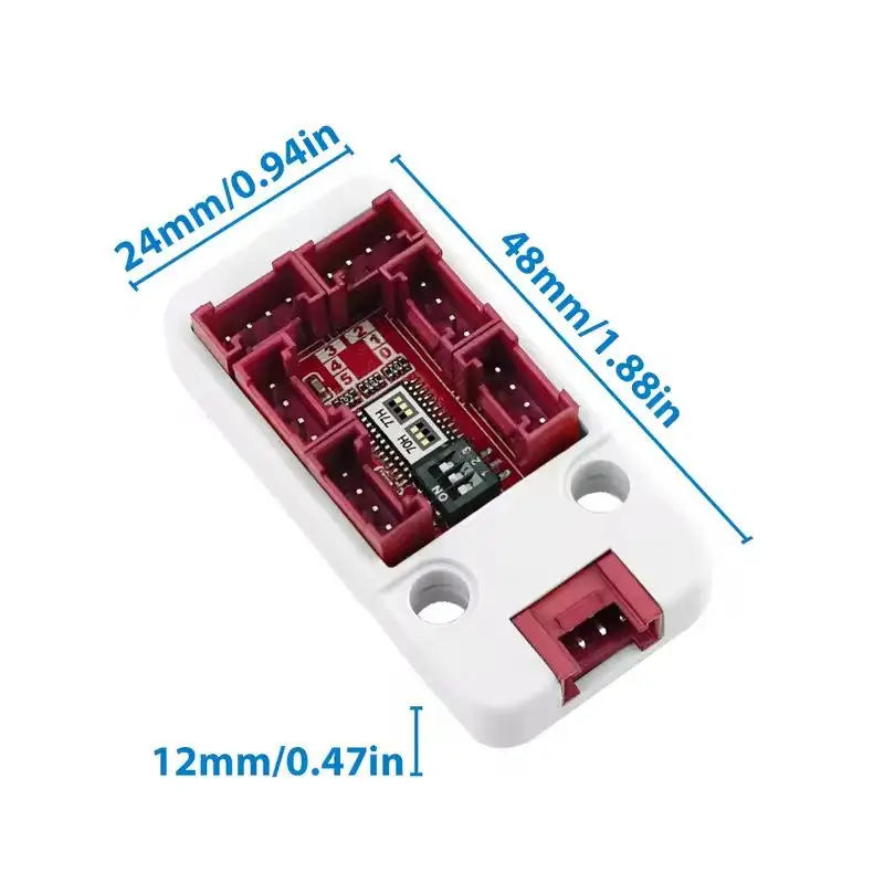 M5Stack Pahub V2 1 Unit I2C Hub 6 Expansion DIP Switch Multiplexer Qme