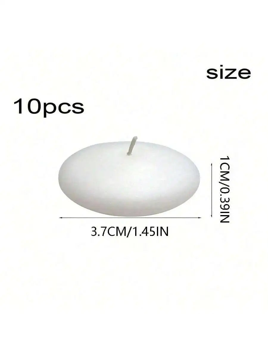 White Floating Candles Water Centerpiece Wedding Hotel Restaurant Qme