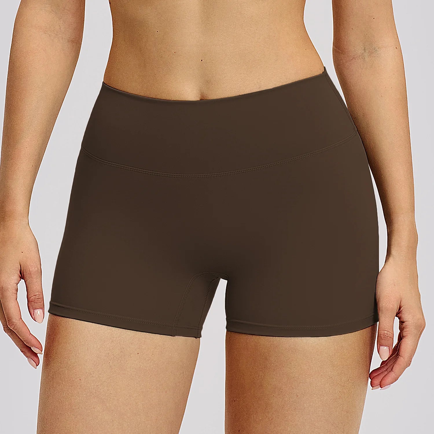 Women's Summer Shorts Low Waist Seamless Gym Yoga Running Stretch